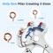 Looper Pliers in One Step for Jewelry Making, 1.5mm-2.25mm-3mm Looping Size, Beading Looper Tool, Wire Looping Pliers for 24-18 Gauge Craft Wire, Patented